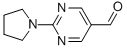 2-吡咯烷-1-嘧啶-5-甲醛结构式_937796-10-6结构式