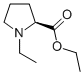 (S)-(-)-1-ethyl-2-pyrrolidinecarboxylic acid ethyl ester Structure,938-54-5Structure