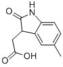 (5-甲基-2-氧代-2,3-二氢-1H-吲哚-3-基)乙酸结构式_938459-17-7结构式