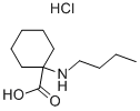 1-Butylamino-cyclohexanecarboxylic acid 1hcl salt Structure,939760-87-9Structure