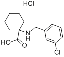 1-(3-Chloro-benzylamino)-cyclohexanecarboxylic acid 1hcl salt Structure,939760-91-5Structure