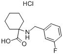 1-(3-Fluoro-benzylamino)-cyclohexanecarboxylic acid 1hcl salt Structure,939760-97-1Structure