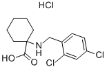 1-(2,4-Dichloro-benzylamino)-cyclohexanecarboxylic acid 1hcl salt Structure,939761-03-2Structure