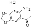 2-氨基-4,5-亚甲基二氧基苯乙酮盐酸盐结构式_93983-01-8结构式
