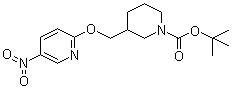 3-(5-硝基-吡啶-2-基氧基甲基)-哌啶-1-羧酸叔丁酯结构式_939986-61-5结构式