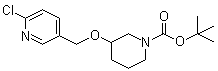 3-(6-Chloro-pyridin-3-ylmethoxy)-piperidine-1-carboxylic acid tert-butyl ester Structure,939986-93-3Structure