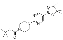 2-(4-Boc-piperazino)pyrimidine-5-boronic acid pinacol ester Structure,940284-98-0Structure