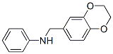 2,3-二氢-n-苯基-1,4-苯并二噁英-6-甲胺结构式_940365-60-6结构式