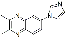 Quinoxaline, 6-(1h-imidazol-1-yl)-2,3-dimethyl- Structure,941283-14-3Structure