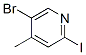 5-Bromo-2-iodo-4-methylpyridine Structure,941294-57-1Structure