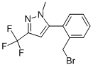 5-[2-(溴甲基)苯基]-1-甲基-3-(三氟甲基)-1H-吡唑结构式_941716-87-6结构式