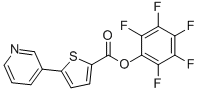 5-吡啶-3-基噻吩-2-羧酸五氟苯酯结构式_941716-94-5结构式