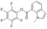 1-甲基-1H-吲哚-7-羧酸五氟苯酯结构式_941716-96-7结构式