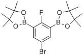 5-溴-2-氟-1,3-亚苯基二硼酸频那醇酯结构式_942069-49-0结构式
