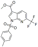 6-(三氟甲基)-1-甲基苯磺酰基-1H-吡咯并[2,3-b]吡啶-3-羧酸甲酯结构式_942206-37-3结构式