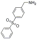 (4-(苯基磺酰基)苯基)甲胺结构式_94341-56-7结构式