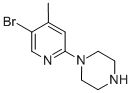 5-溴-2-哌嗪-4-甲基吡啶结构式_944582-93-8结构式