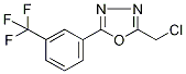 1,3,4-Oxadiazole, 2-(chloromethyl)-5-[3-(trifluoromethyl)phenyl]- Structure,944897-58-9Structure