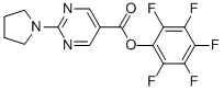 2-吡咯烷-1-基嘧啶-5-羧酸五氟苯酯结构式_946409-38-7结构式