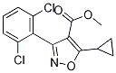 5-环丙基-3-(2,6-二氯苯基)-4-异噁唑羧酸甲酯结构式_946426-88-6结构式