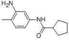 N-(3-氨基-4-甲基苯基)环戊烷羧酰胺结构式_946690-42-2结构式