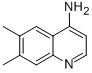 4-氨基-6,7-二甲基喹啉结构式_948292-99-7结构式
