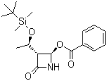 (3R,4R)-4-Benzoyloxy-3-(1-tert-butyldimethlsilyloxy]ethyl)azetidin-2-one Structure,94944-10-2Structure