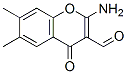 2-氨基-3-甲酰基-6,7-二甲基色酮结构式_94978-87-7结构式