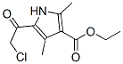 5-(2-氯乙酰基)-2,4-二甲基-1h-吡咯-3-羧酸乙酯结构式_950-86-7结构式
