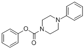 4-苯基-哌嗪-1-羧酸苯酯结构式_950229-11-5结构式