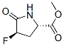 反式-(9ci)-4-氟-5-氧代-脯氨酸甲酯结构式_95048-75-2结构式
