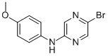 5-溴-N-(4-甲氧基苯基)-2-氨基吡嗪结构式_950845-92-8结构式