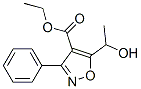(9ci)-5-(1-羟基乙基)-3-苯基-4-异噁唑羧酸乙酯结构式_95104-45-3结构式