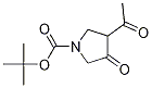 3-乙酰基-4-氧代-吡咯烷-1-羧酸叔丁酯结构式_951127-34-7结构式