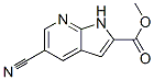 5-氰基-1H-吡咯[2,3-b]吡啶-2-羧酸甲酯结构式_952182-16-0结构式