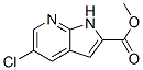 5-氯-1H-吡咯并[2,3-B]吡啶-2-甲酸甲酯结构式_952182-19-3结构式