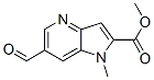 6-甲酰基-1-甲基-1H-吡咯并[3,2-b]吡啶-2-羧酸甲酯结构式_952182-35-3结构式
