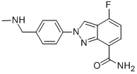 2H-Indazole-7-carboxamide, 4-fluoro-2-[4-[(methylamino)methyl]phenyl]- Structure,952565-04-7Structure