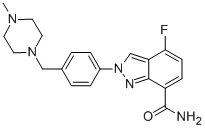 2H-Indazole-7-carboxamide, 4-fluoro-2-[4-[(4-methyl-1-piperazinyl)methyl]phenyl]- Structure,952565-05-8Structure
