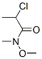 2-氯-N-甲氧基-N-甲基-丙酰胺结构式_952579-60-1结构式