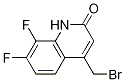 2(1H)-Quinolinone, 4-(bromomethyl)-7,8-difluoro- Structure,953070-72-9Structure