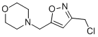 4-{[3-(Chloromethyl)isoxazol-5-yl]methyl}morpholine Structure,953408-97-4Structure