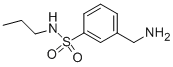 3-氨基甲基-n-丙基苯磺酰胺结构式_953904-11-5结构式