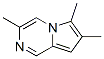 (9CI)-3,6,7-三甲基-吡咯并[1,2-a]吡嗪结构式_95407-80-0结构式