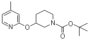 3-(4-Methyl-pyridin-2-yloxy)-piperidine-1-carboxylic acid tert-butyl ester Structure,954228-61-6Structure