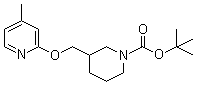 3-(4-Methyl-pyridin-2-yloxymethyl)-piperidine-1-carboxylic acid tert-butyl ester Structure,954231-36-8Structure