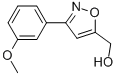 [3-(3-甲氧基苯基)异噁唑-5-基]甲醇结构式_954240-10-9结构式