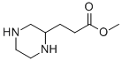 3-哌嗪-2-丙酸甲酯结构式_954240-18-7结构式