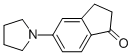 5-吡咯烷-1-基-茚满-1-酮结构式_954241-21-5结构式