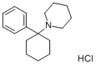苯环利定盐酸盐结构式_956-90-1结构式